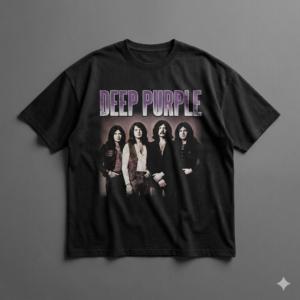 Deep Purple Oversized Tee